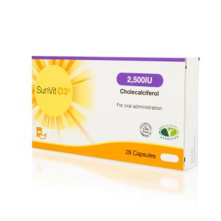 SunVit-D3 2,500 IU Capsules