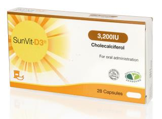 SunVit-D3 3,200 IU Capsules