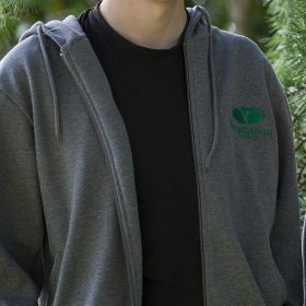 Zip-Through Vegetarian Society Unisex Hoodie