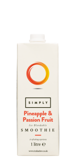 Simply Ice Blendable Pineapple and Passion Fruit Smoothie