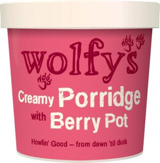 Wolfy's Creamy Porridge with Berry Pot