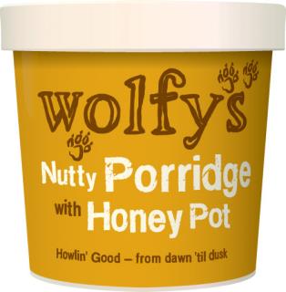 Wolfy's Nutty Porridge with Honey Pot