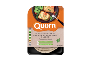 Quorn Vegetarian Turkey & Stuffing Slices 100g & 170g