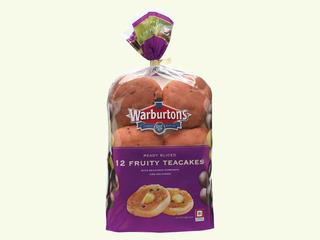 Warburtons 4 & 12 Fruity Teacakes