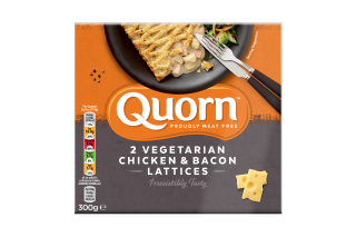 Quorn Vegetarian Chicken & Bacon Lattice 300g