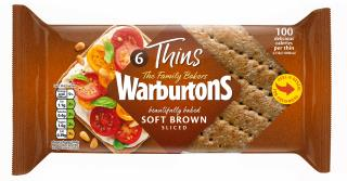 Warburtons 6 Brown Sandwich Thins