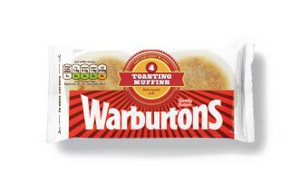 Warburtons 4 Toasting Muffins