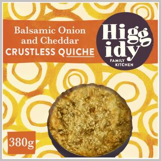 Higgidy Balsamic Onion & Mature Cheddar Crustless Quiche