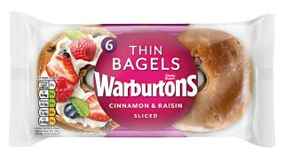 Warburtons Cinnamon and Raisin Thin Bagels