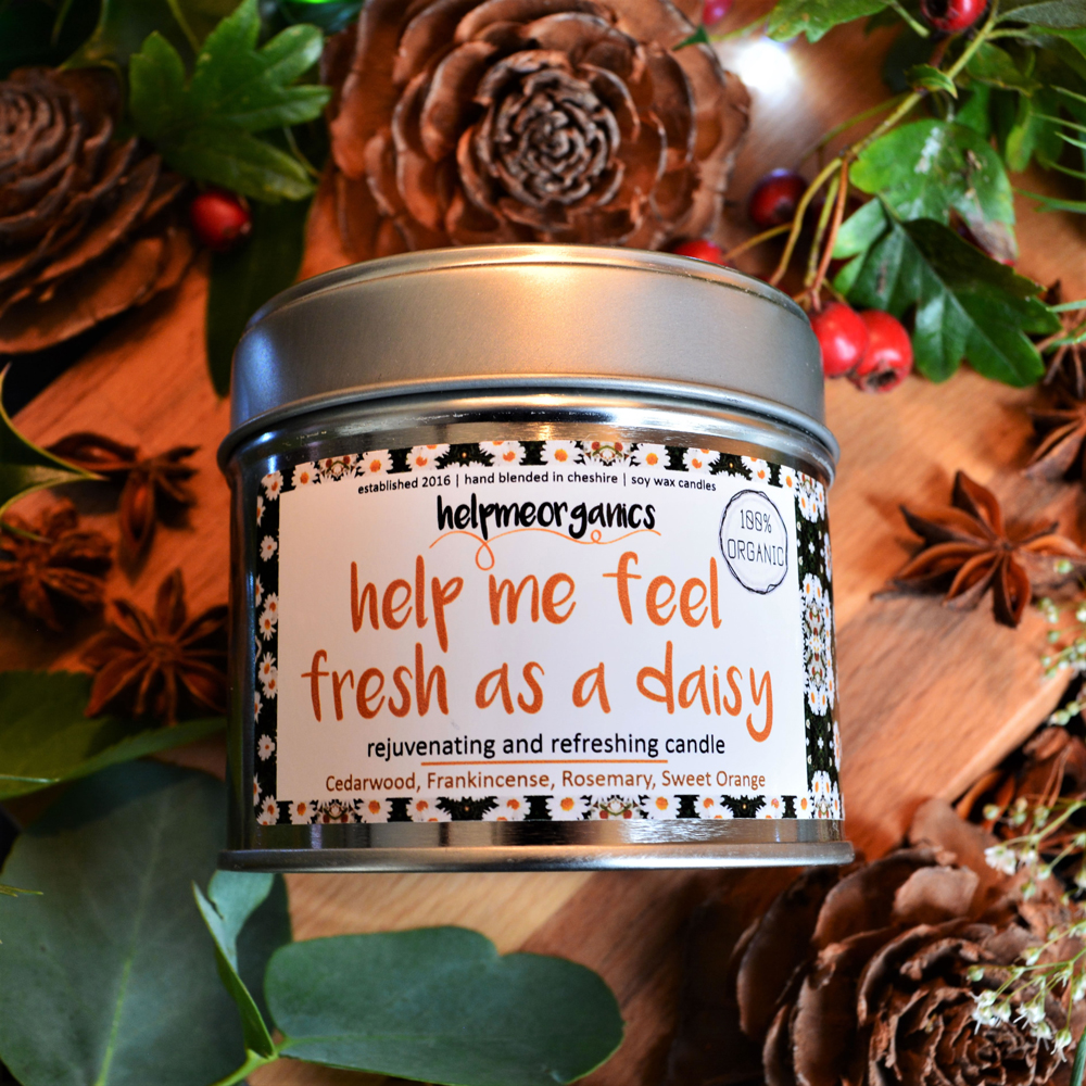 Help me feel fresh as a daisy Soy Candle