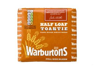 Warburtons White Half Loaf Toastie 390g