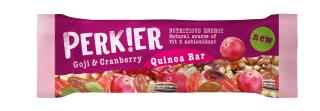 PERKIER Goji & Cranberry Quinoa Bar, 35g