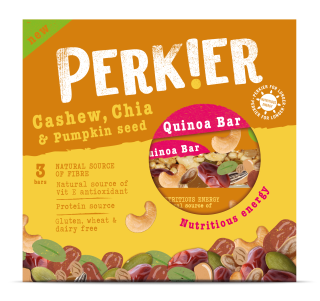 PERK!ER Quinoa Cashew, Chia and Pumpkin Seed Multipack