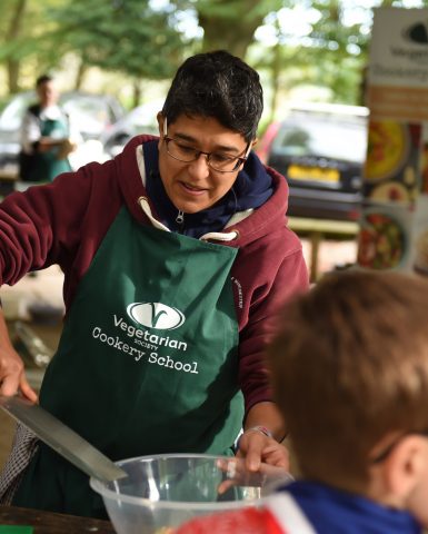 Book a veggie cookery class