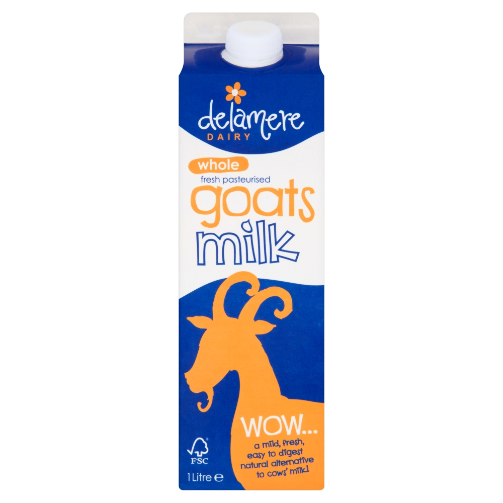 Delamere Dairy ESL Pasteurised Whole Goats Milk