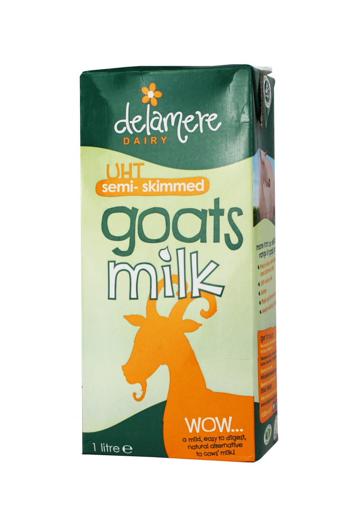 Delamere Dairy UHT Semi Skimmed Goats Milk