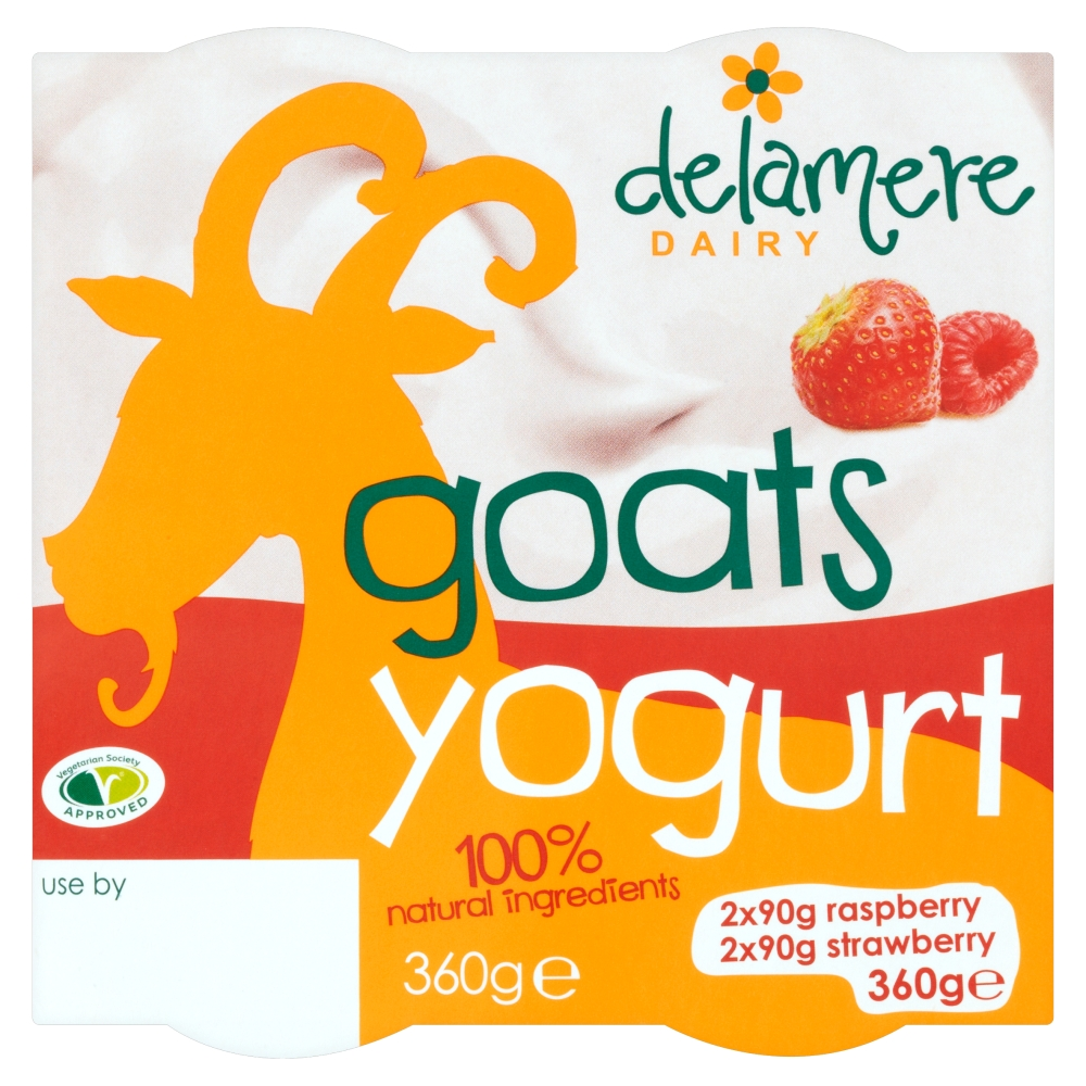 Delamere Dairy 4 Pack Goats Yogurt