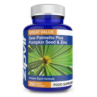 Saw Palmetto, Pumpkin Seed & Zinc 90 capsules