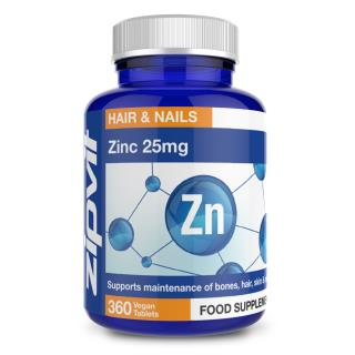 Zinc 25mg 360 tablets