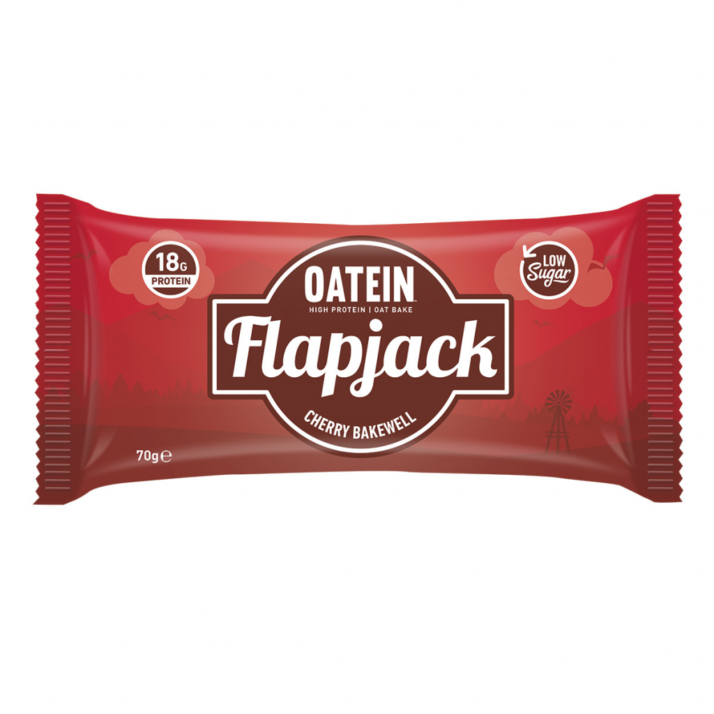 Oatein Flapjack – Cherry Bakewell Flavour