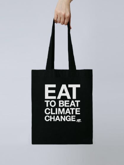 Eat to Beat Climate Change Tote Bag