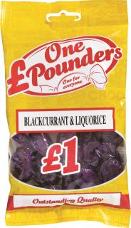 £One Pounders Blackcurrant & Liquorice