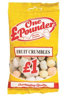 £One Pounders Fruit Crumbles