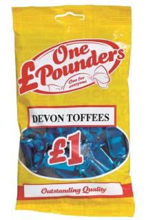 £One Pounders Devon Toffees