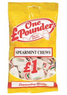 £One Pounders Spearmint Chews