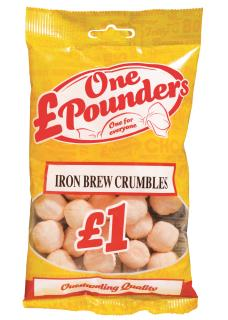 £One Pounders Iron Brew Crumbles