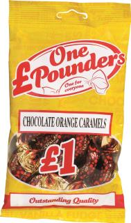 £One Pounders Chocolate Orange Caramels