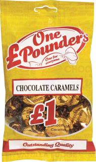 £One Pounders Chocolate Caramels