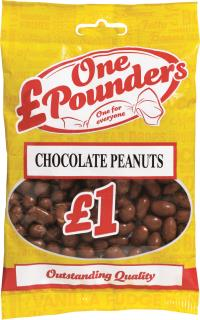 £One Pounders Milk Chocolate Peanuts