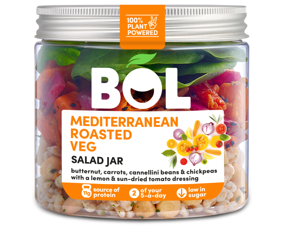 BOL Mediterranean Roasted Veg Salad Jar