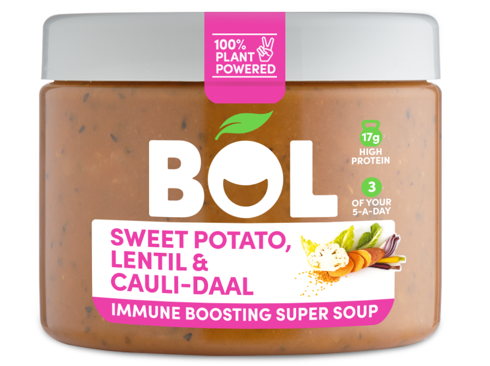 BOL Sweet Potato, Lentil & Cauli-Daal Immune Boosting Super Soup