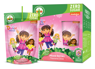 Dora Zero Sugar Mixed Berries Fruit Flavoured Drink (200ml)