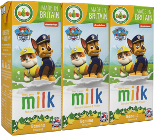 Paw Patrol Banana Flavoured Milk (200ml)