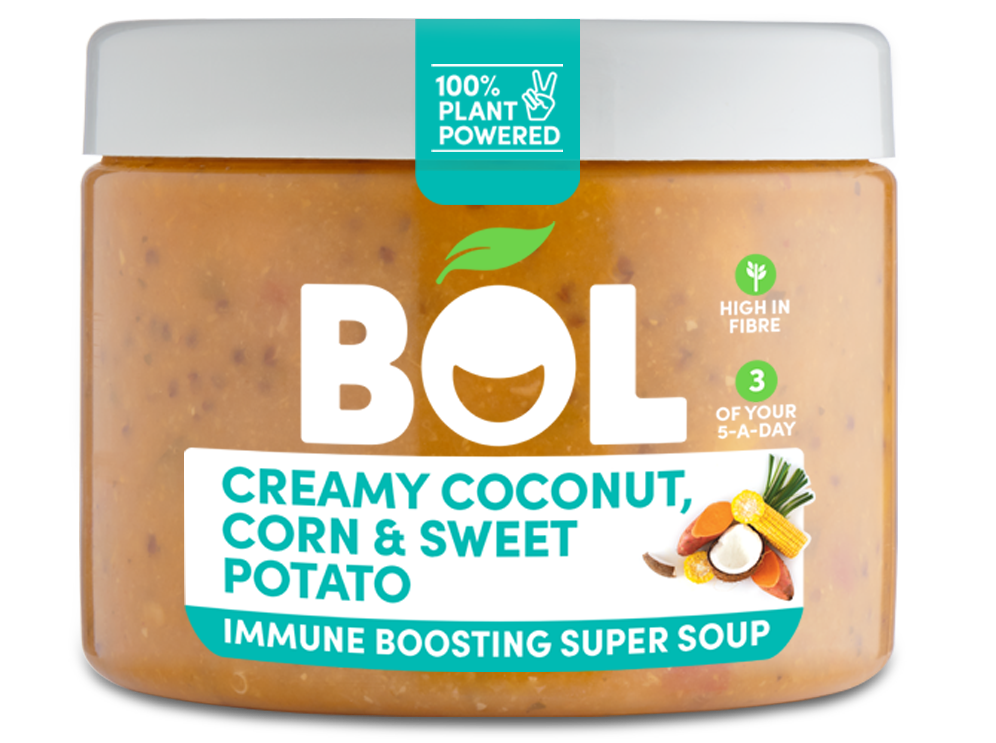 BOL Creamy Coconut, Corn & Sweet Potato Immune Boosting Super Soup