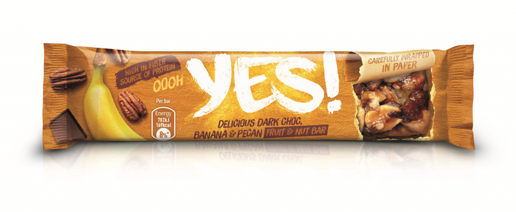 YES! Banana and Pecan Fruit and Nut Bar