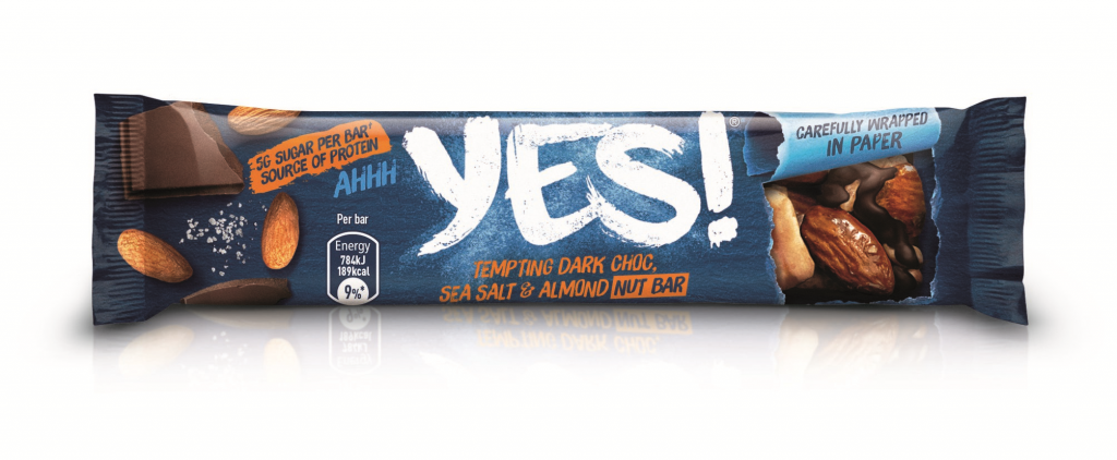 YES! Sea Salt, Dark Choc and Almond Nut Bar