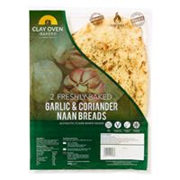 Garlic & Coriander Naan Breads