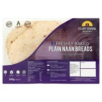 Plain Large Round Naan Breads