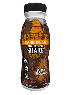 Carb Killa Shakes – Fudge Brownie 330ml and 500ml