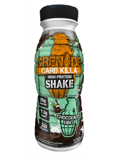 Carb Killa Shakes – Chocolate Mint 330ml and 500ml