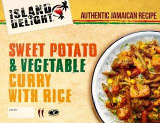 Island Delight Sweet potato curry with rice 400g