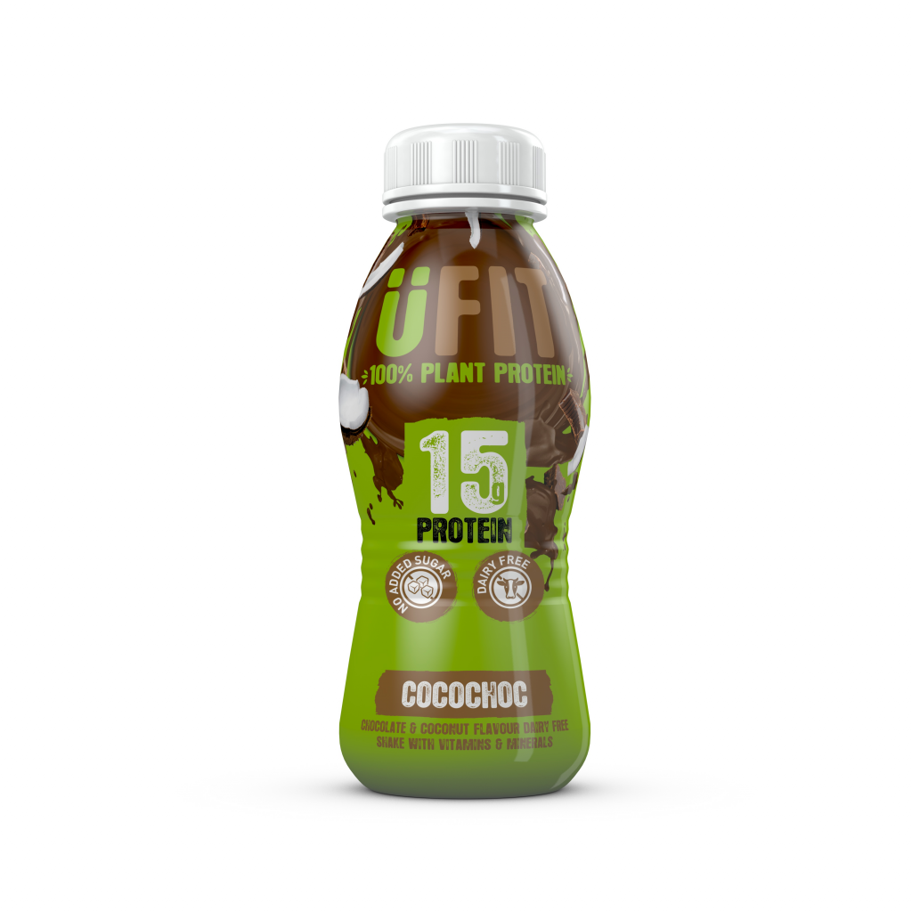 UFIT High Protein Vegan Shake Drink – Coco-Choc Flavour 310ml