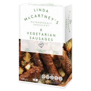 Linda McCartney 6 Vegetarian Sausages Chilled 270g (Vegan)