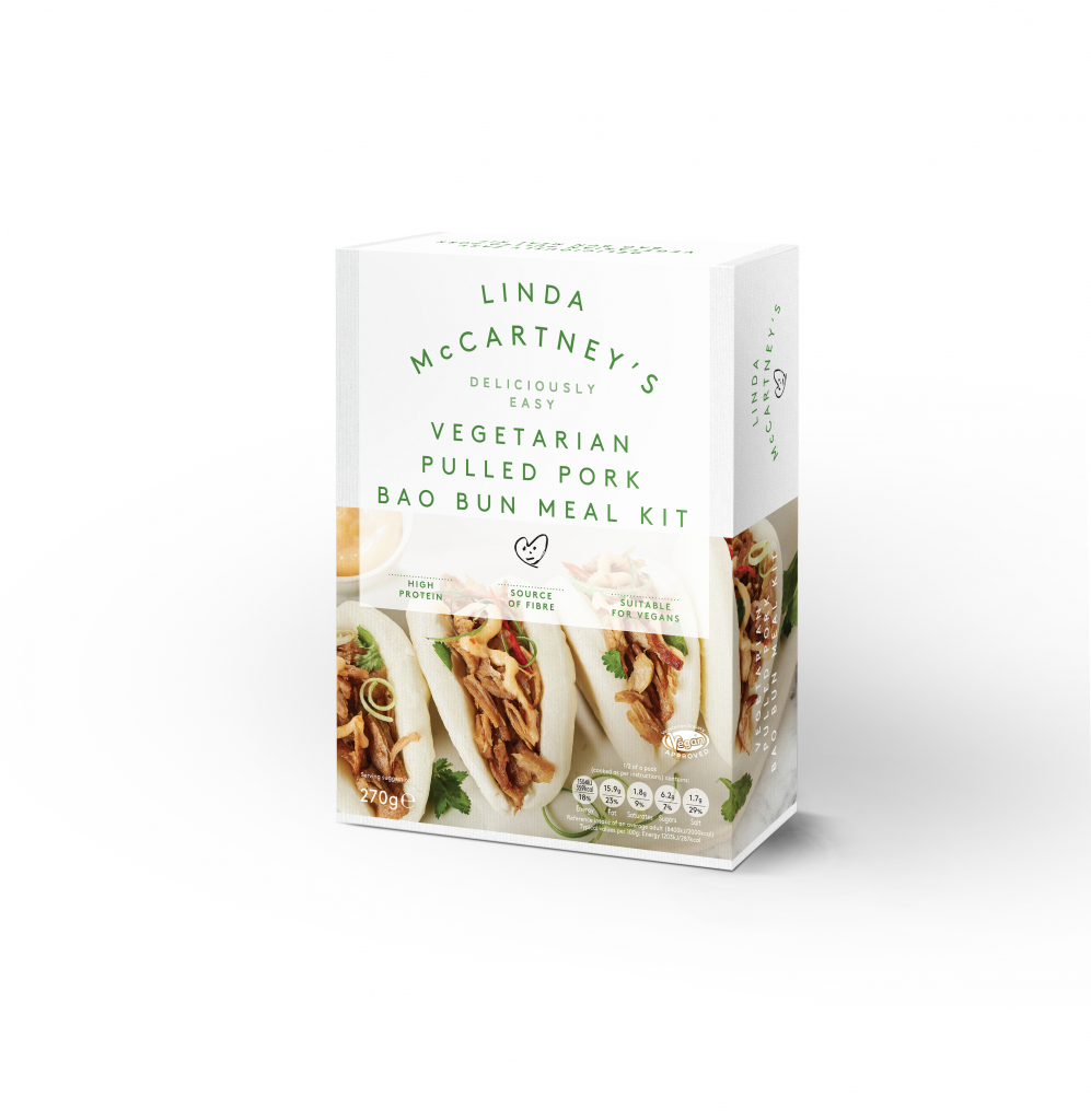 Linda McCartney's Vegetarian Pulled Pork Bao Bun Meal Kit