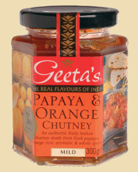 Geeta's Papya & Orange Chutney