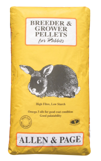 Allen & Page (Rabbit & Guinea) – Rabbit Breeder & Grower Pellets